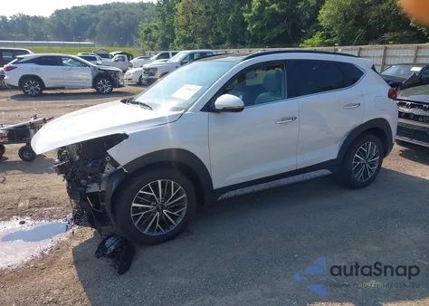 2019 Hyundai Tucson Ultimate z USA, uszkodzony, nr VIN KM8J3CAL3KU018229